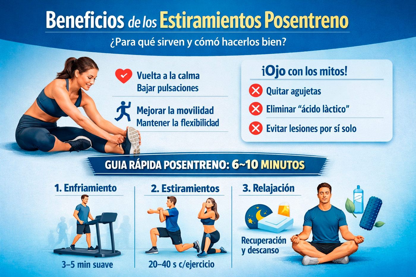 Estiramientos postentreno