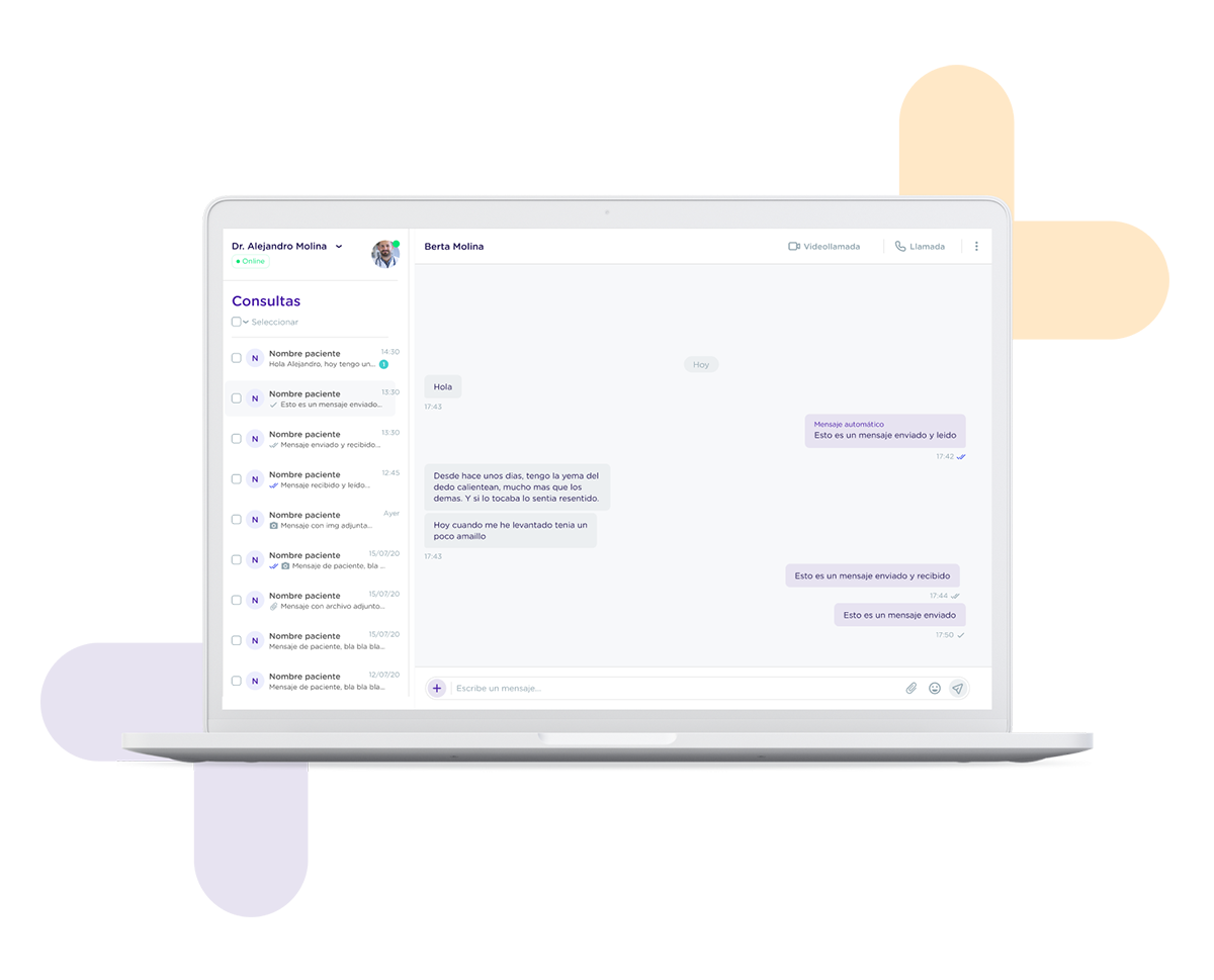 Consulta médica online por videollamada