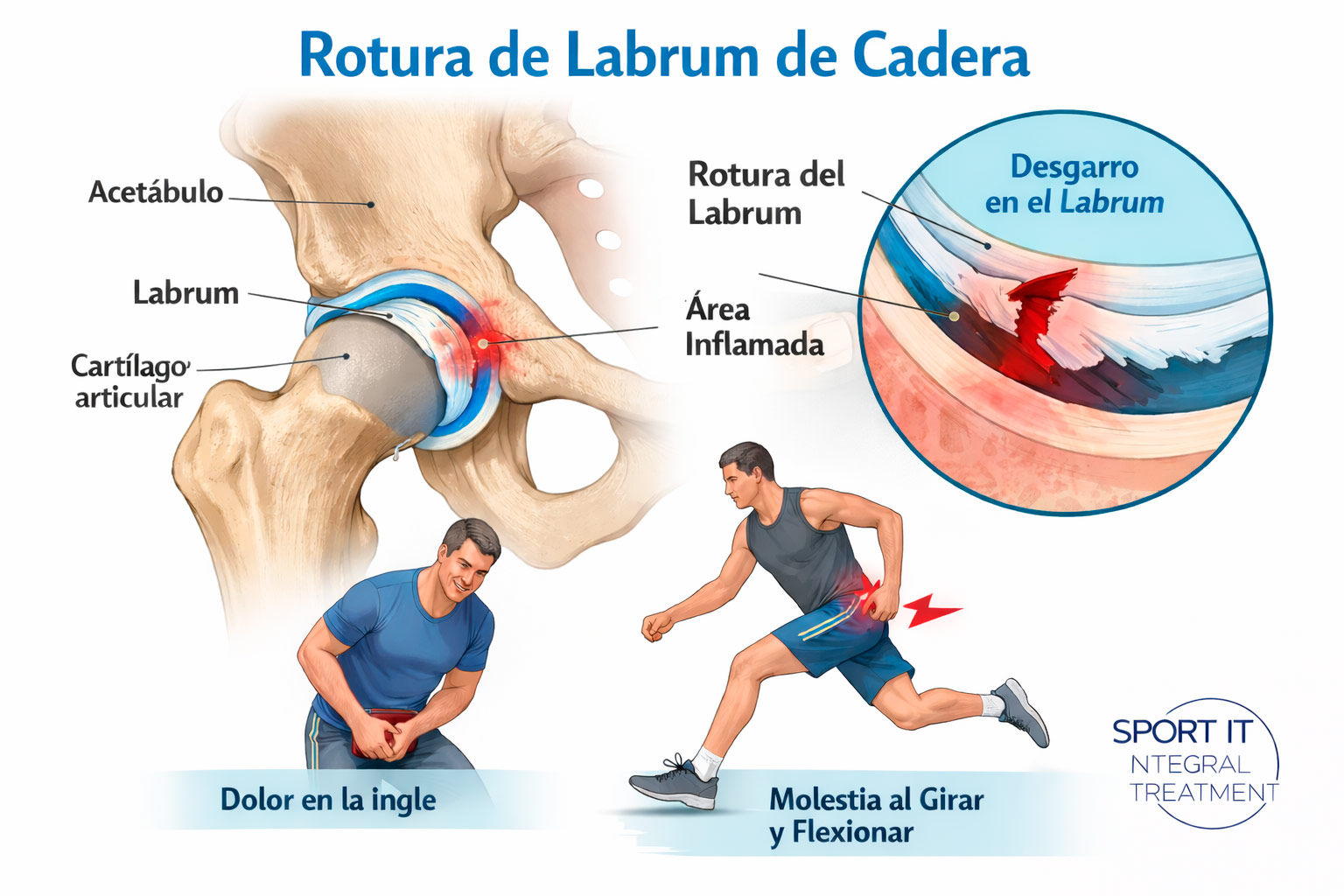 Rotura de labrum de cadera